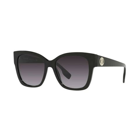 BURBERRY BE4345 Ruth Black/Grey Gradient One Size